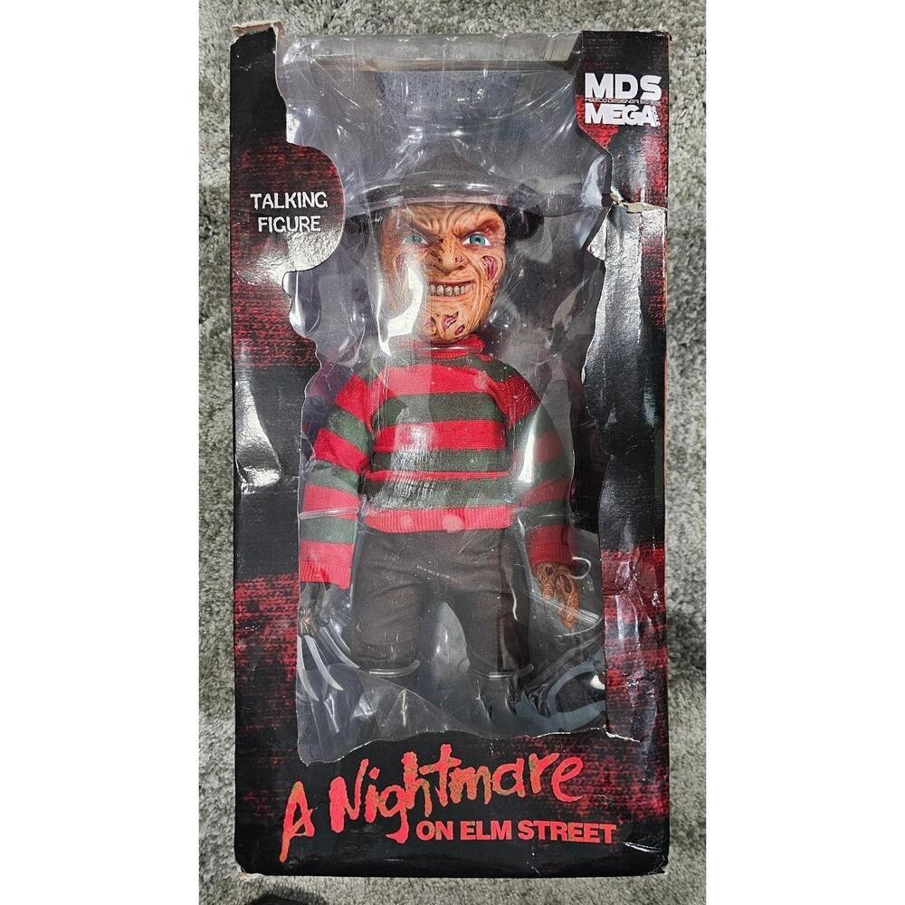 Mezco Toys A Nightmare On Elm Street Freddy Krueger Figure 15" Talking Doll MEGA
